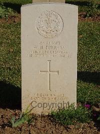 Salonika (Lembet Road) Military Cemetery - Forryan, William Henry